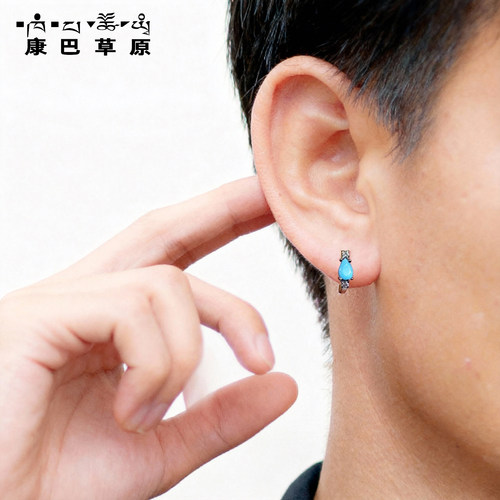 康巴草原首饰尼泊尔藏式耳钉