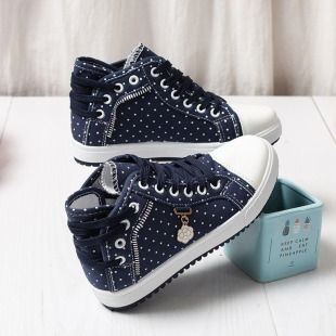鞋子女学生韩版平底透气女生帆布鞋休闲运动鞋板鞋初中生夏季女鞋