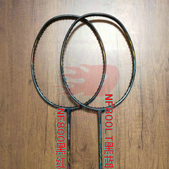 高定NF800黑红色/800LT黑蓝色羽毛球拍4U/5UG5全碳纤维攻速拍新手