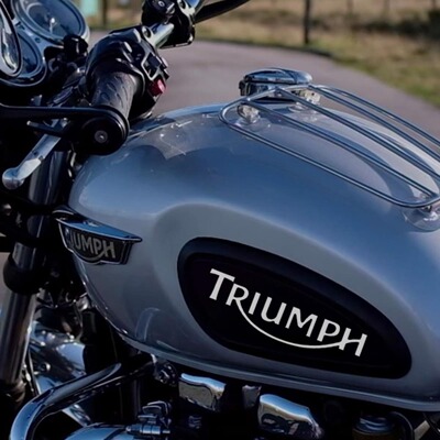 适用凯旋Bobber改装油箱贴纸