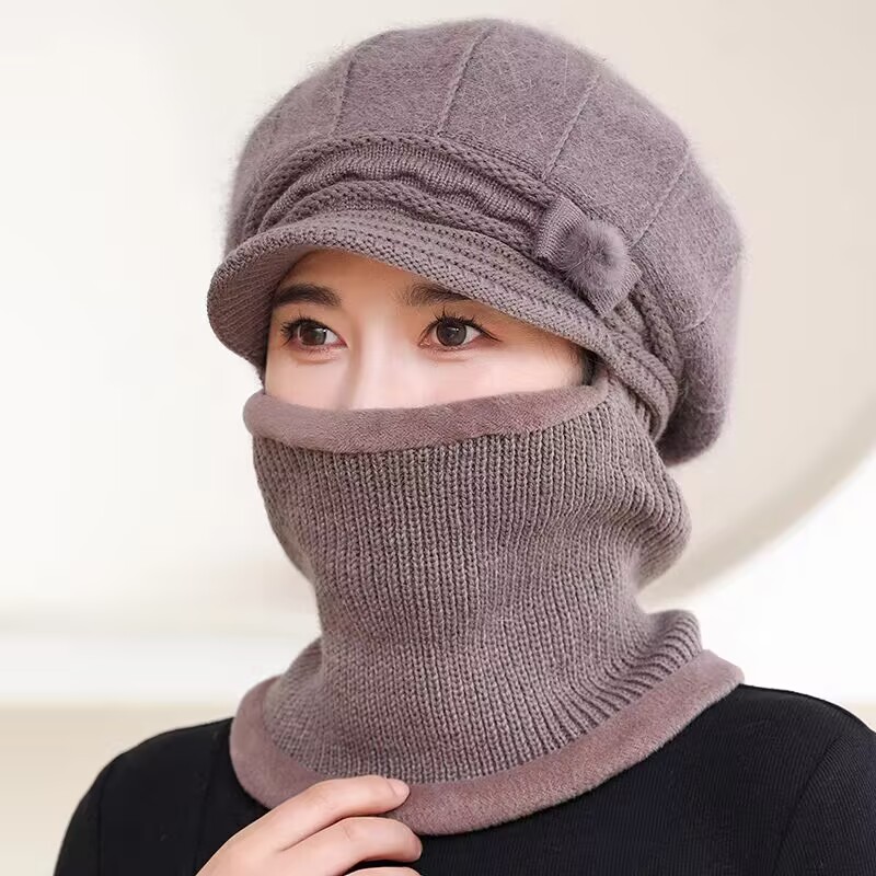 毛线帽户外时尚女冬季保暖