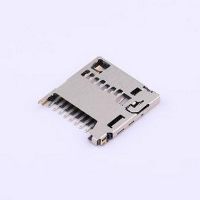 TF-108-ARP10 SD卡/存储卡连接器 自弹式 MicroSD卡(TF卡) 卡座 S