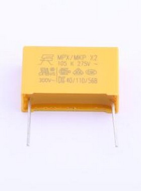 MP2105K27E3X8LC 安规电容 1uF ±10% 275V 等级:X2 插件,P=22.5m