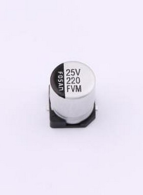FVM025ADA221M0677 贴片型铝电解电容 220uF ±20% 25V SMD,D6.3x