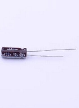 UPV1H150MFD 直插铝电解电容 15uF ±20% 50V 停产 插件,D5xL11mm
