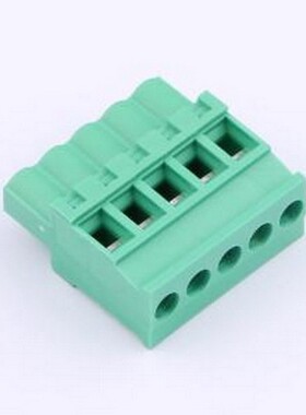 MX2EDGKB-5.08-05P-GN01-Cu-Y-A 插拔式接线端子 1x5P 5.08mm 排