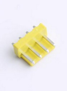 XY-VH3.96-4A11-YT 线对板针座 VH 3.96mm 1x4P 直插 黄色 插件,P
