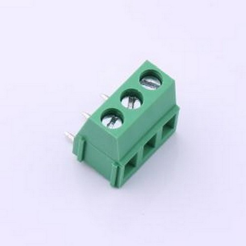 MX128R-5.0-03P-GN01-Cu-Y-A 螺钉式接线端子 1x3P 5mm 弯插 排数