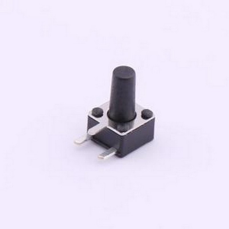 TS-1091B-A9B3-D2 轻触开关 4.5*4.5*7.5mm 卧插 轻触开关 插件