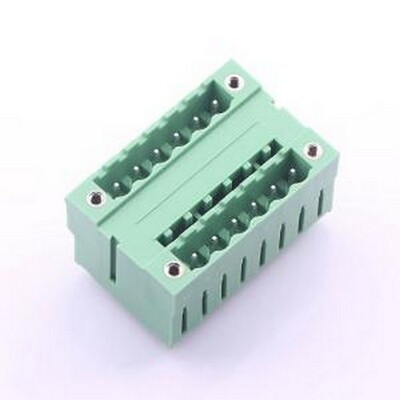 KF2EDGVHM-5.0-2*6P 插拔式接线端子 螺丝固定 5mm 插件,P=5mm