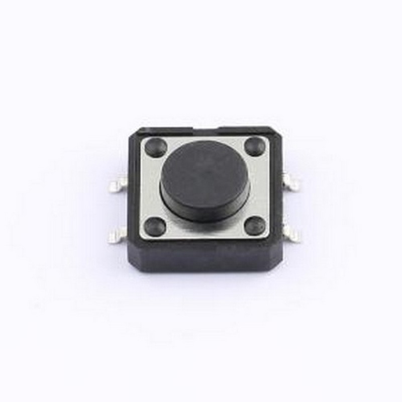 HX TS125TP 250gf 009 轻触开关 12x12x5mm 立贴 轻触开关 插件,1