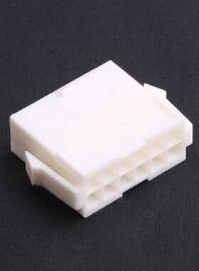 HX41406-12RN 胶壳(线对板/线对线) 4.14mm 2x6P 白色 P=4.14mm