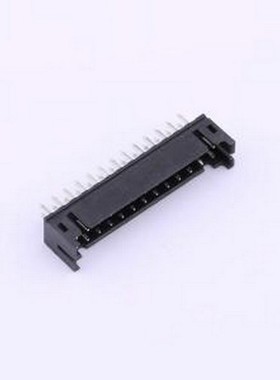 IPCW207W2DNB01V 线对板针座 2x13P 间距:2mm 直插 黑色 插件,P=2
