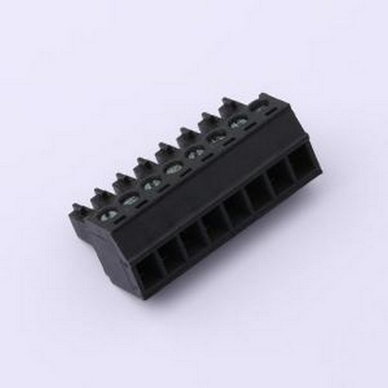 DB2EK-3.81-8P-BK-S 插拔式接线端子 1x8P 3.81mm 排数:1 每排P数