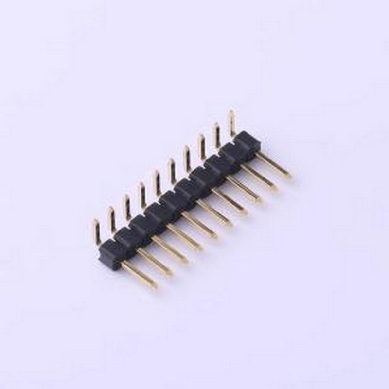 KH-A2541WR-10P 排针 间距:2.54mm 1x10P 弯插 方针 弯插,P=2.54m