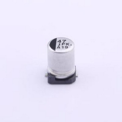 EEEFKJ470UAR 贴片型铝电解电容 47uF ±20% 6.3V SMD,D4xL5.8mm