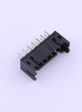 IPCW207W27NB01V 线对板针座 2x7P 间距:2mm 直插 黑色 插件,P=2m