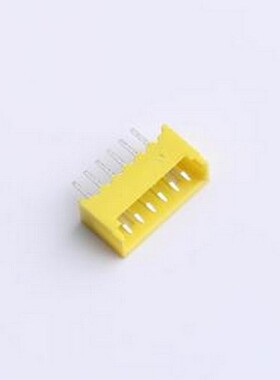 XY-MX1.25-6A11-YT 线对板针座 MX 1.25mm 1x6P 直插 黄色 插件,P