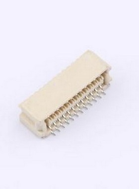 SHC-24AWB 线对板针座 2x12P 间距:1mm 卧贴 SMD,P=1mm,卧贴