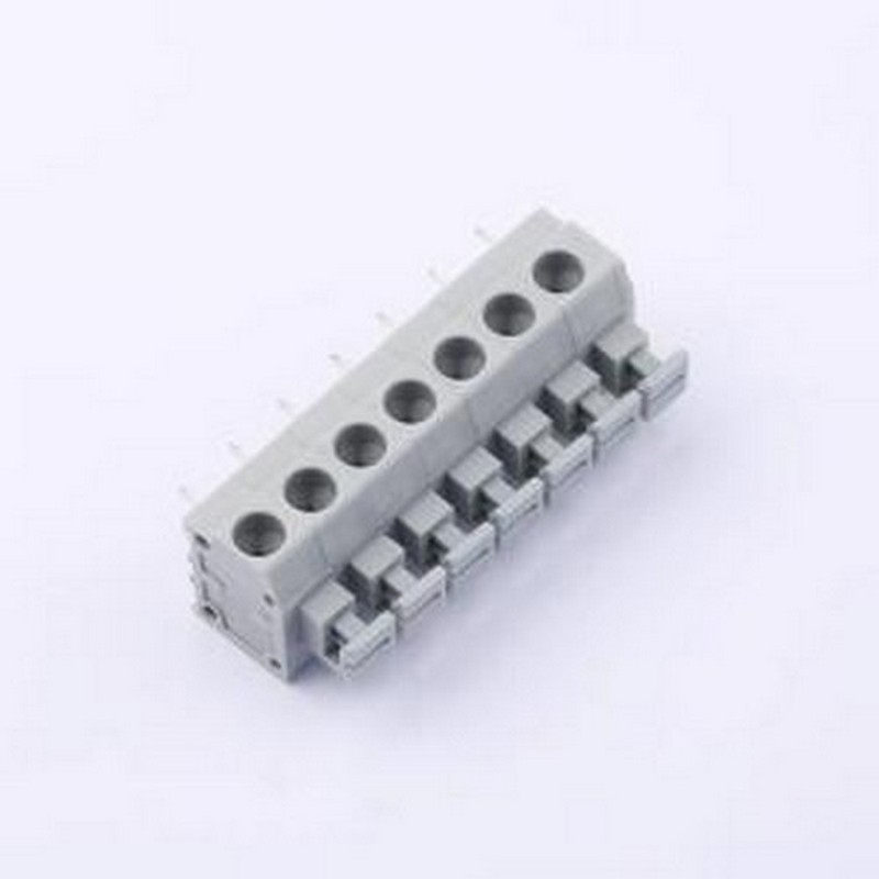 MX235-5.0-07P-GY01-Cu-A 弹簧式接线端子 1x7P 5mm 每排P数:7 排