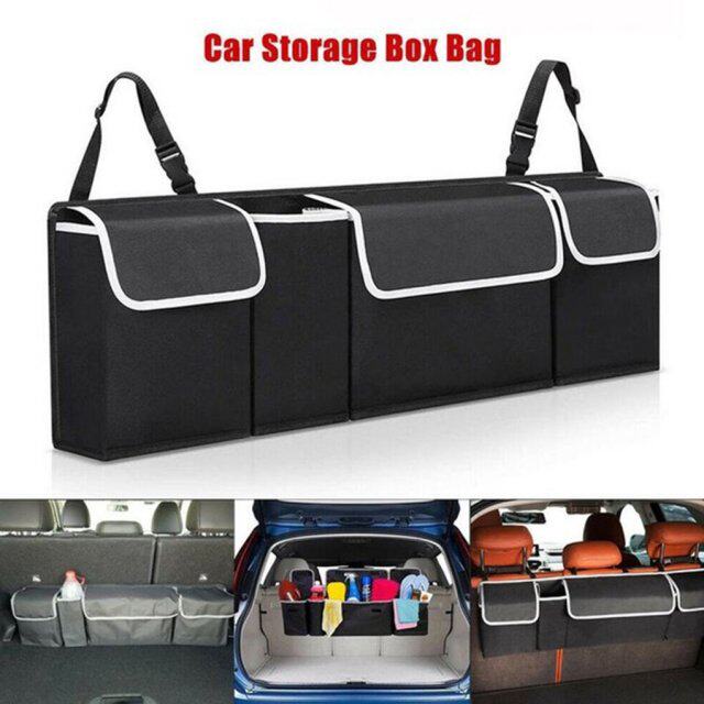 foldable auto seat back organizer oxford waterproof collapsi