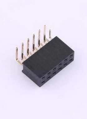 HC-PM254-8.5H-2x6PW 排母 2x6P 间距:2.54mm 弯插 弯插,P=2.54mm