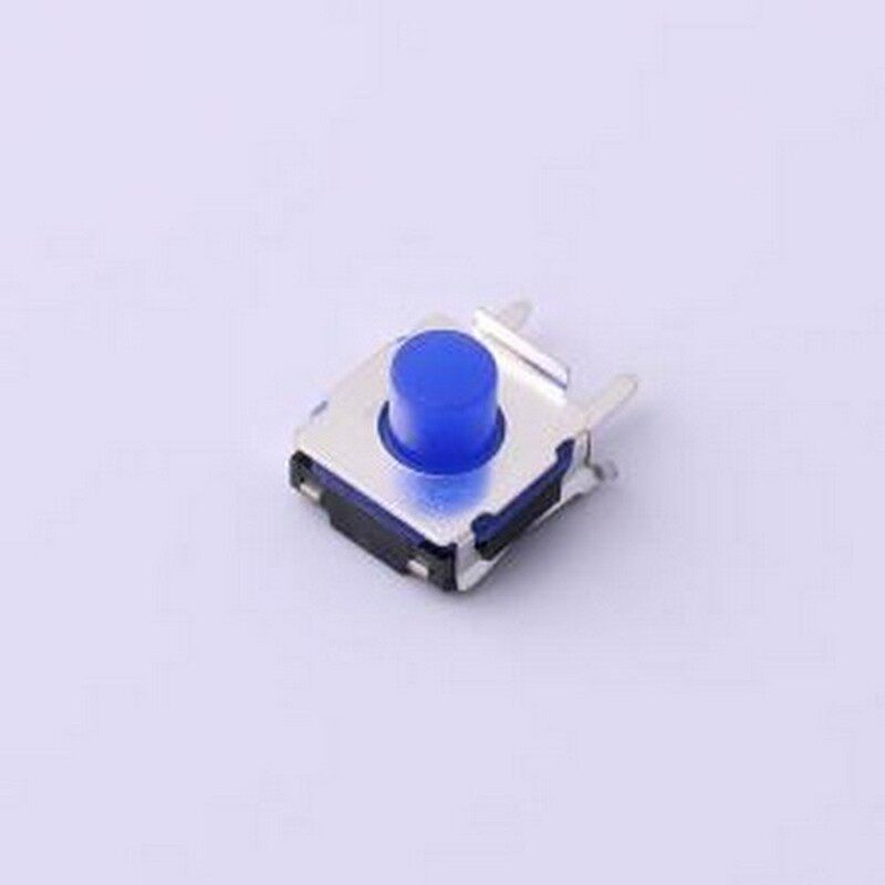 GT-TC127D-H052-L5 轻触开关 侧插防水轻触开关 硅胶蓝钮 320gf S