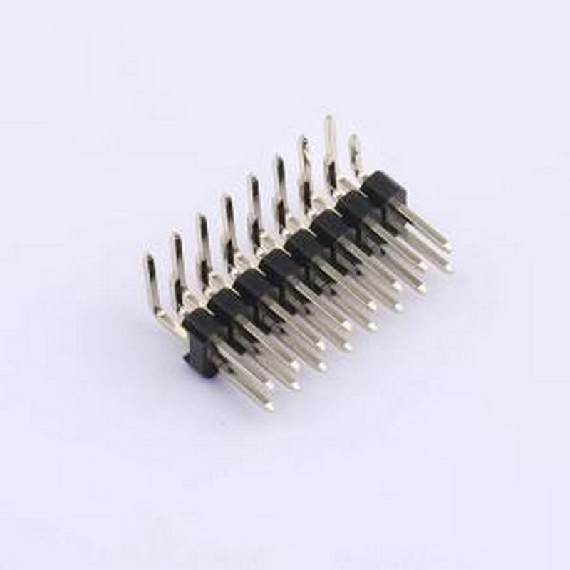P125-1208A0BR138A1 排针 2x8P 间距:2.54mm 方针 弯插 弯插,P=2.