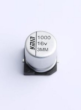 V3ME1001C102MVTM 贴片型铝电解电容 16V 1000uF ±20% SMD,D10xL