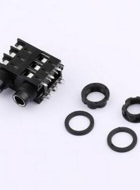 PJ-625CK 音频连接器(耳机) 6.35mm耳机座 三件套 插件