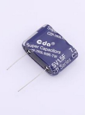 CZP-7R5L155R-TW 超级电容器 1.5F10%~+30% 7.5V 插件,32x11x22