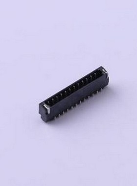 A0800WR-S-12PNLBT1T00R 线对板针座 1x12P 间距:0.8mm 卧贴 SMD,