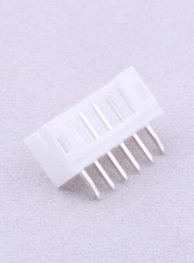 A2001WV-06P2 线对板针座 系列:PH 间距:2mm 1x6P 白色 插件,P=2m