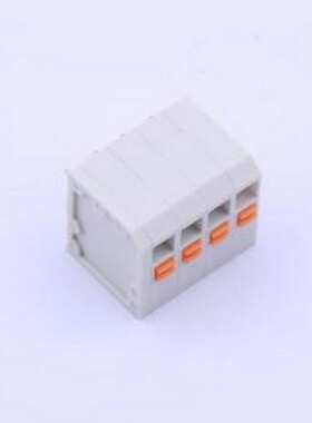 KF239-3.81-4P 弹簧式接线端子 1x4P 3.81mm 每排P数:4 排数:1 插