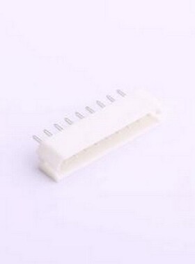 HX25015-9A 线对板针座 1x9P 间距:2.5mm 直插 白色 插件,P=2.5mm