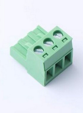 DB2EK-5.0-3P-GN-S 插拔式接线端子 5mm 排数:1 每排P数:3 绿色 P