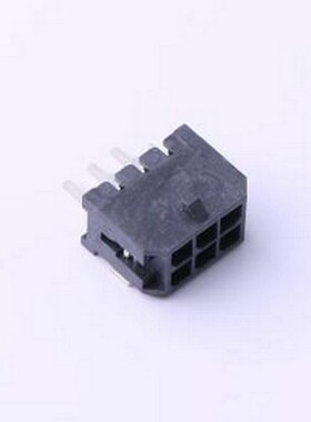 X3025WRS-2x03E-LPSW 线对板针座 2x3P 间距:3mm 卧贴 SMD,P=3mm,