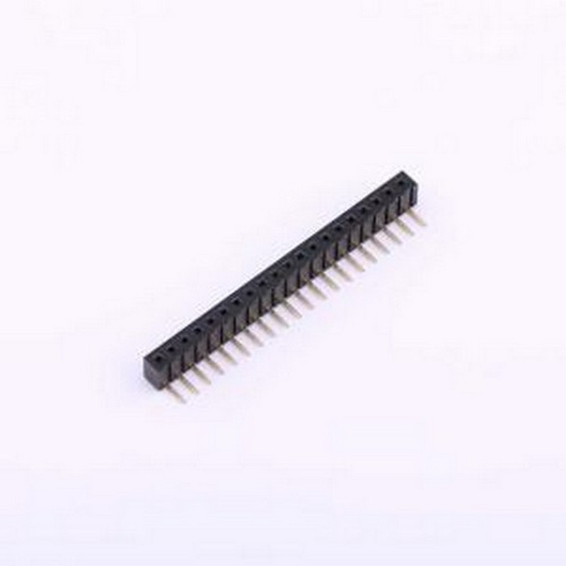 CSFB102-2002A001R1AC 排母 1x20P 间距:2mm 弯插 插件,P=2mm