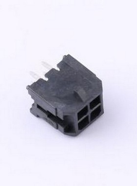 430450414 线对板针座 2x2P 间距:3mm 直插 系列:Micro-Fit(MX 3.