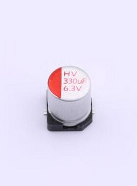 HV0J337M0607PZ 固态电容 330uF ±20% 6.3V SMD,D6.3xL7.7mm