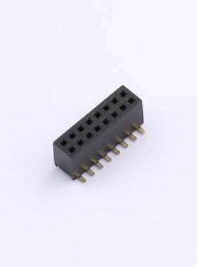 B127US-WS08P 排母 1.27FH H4.3 2x8Pin SMT U型PC4.8 PB4.6 6T S