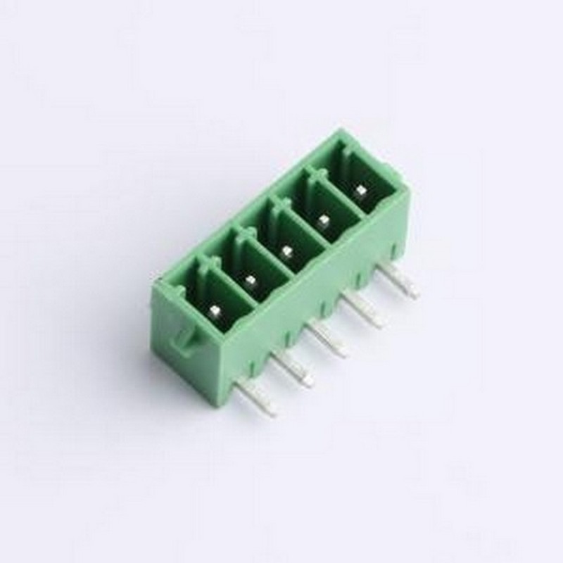 DB2ERG-3.5-5P-GN 插拔式接线端子 DB2ERG-3.5-5P-GN 弯插,P=3.5m