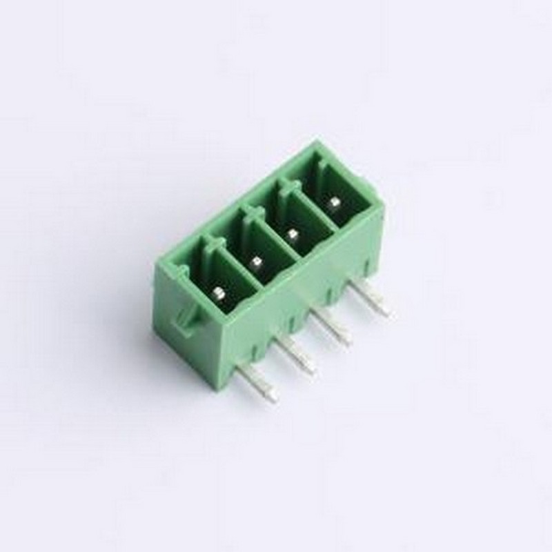 DB2ERG-3.5-4P-GN 插拔式接线端子 DB2ERG-3.5-4P-GN 弯插,P=3.5m