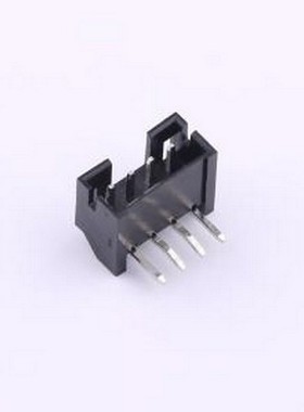 HC-PH-4AWD-B-K-10 线对板针座 1x4P 间距:2mm 弯插 系列:PH 弯插
