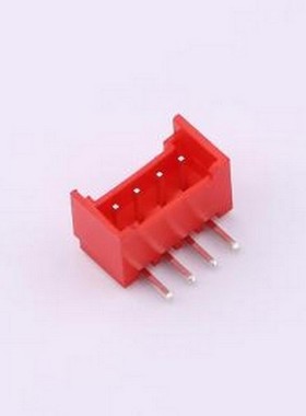 WAFER-XHB254WZ-4AH 线对板针座 XHS红色弯针4P 弯插,P=2.54mm