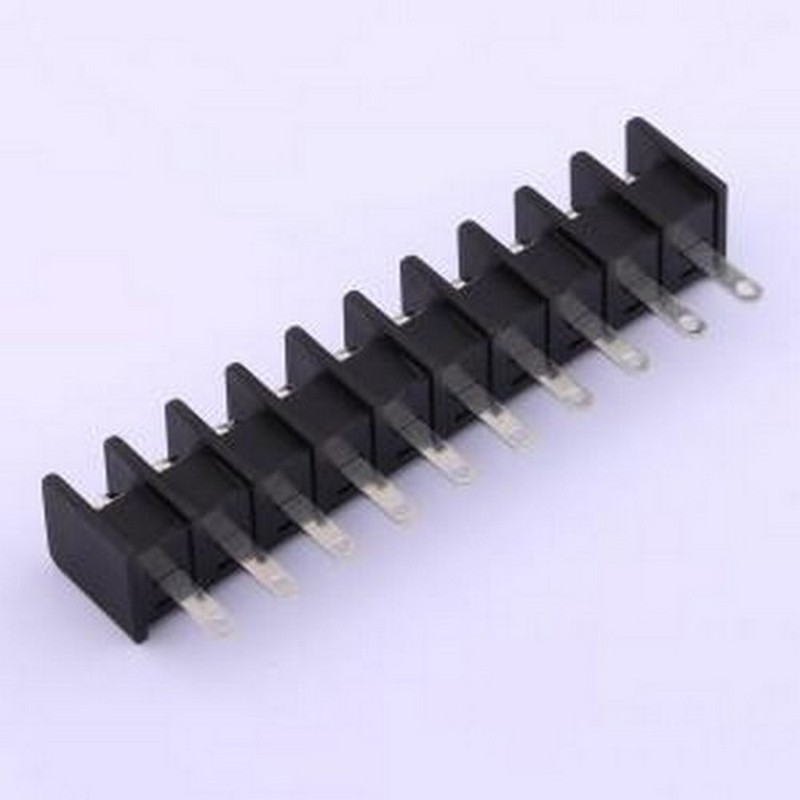 DBT30H-9.5-10P-BK-P 栅栏式接线端子 9.5mm 1x10P 中脚 排数:1