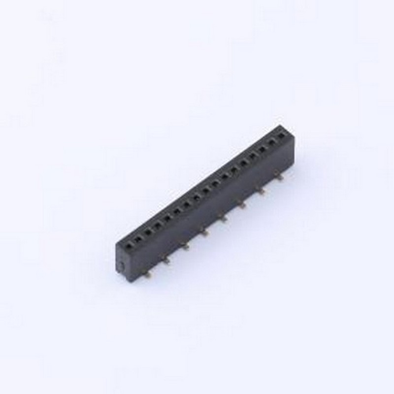 X1311FVS-17-C43D35R1 排母 间距:1.27mm 1x17P 立贴 SMD,P=1.27m
