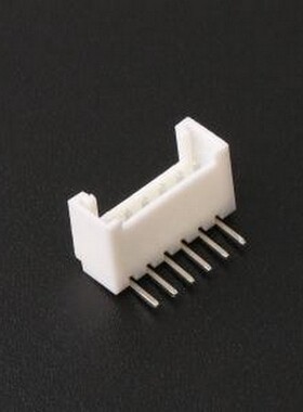 2.0-6P WZDK 线对板针座 1x6P 间距:2mm 弯插 系列:PH 白色 弯插,