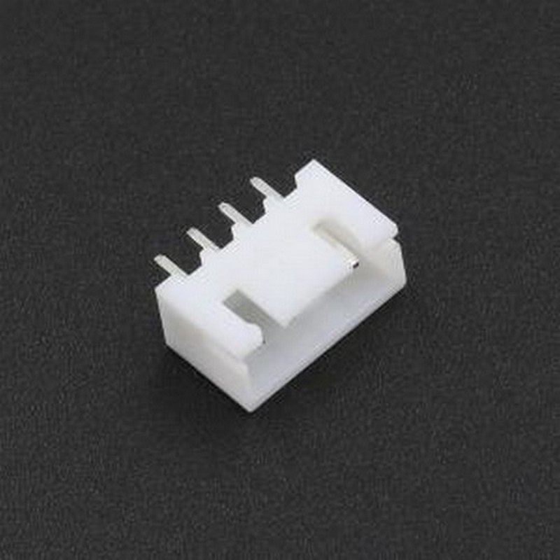 XD-XH-4A-G 线对板针座 1x4P 间距:2.54mm 直插 系列:XH 插件,P=2