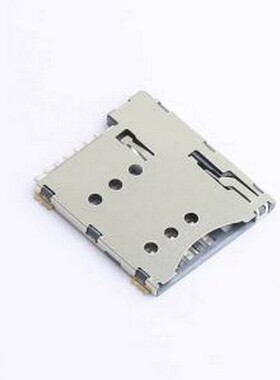 SMD-001-7P SIM卡连接器 自弹式 MicroSIM卡 卡座 SMD